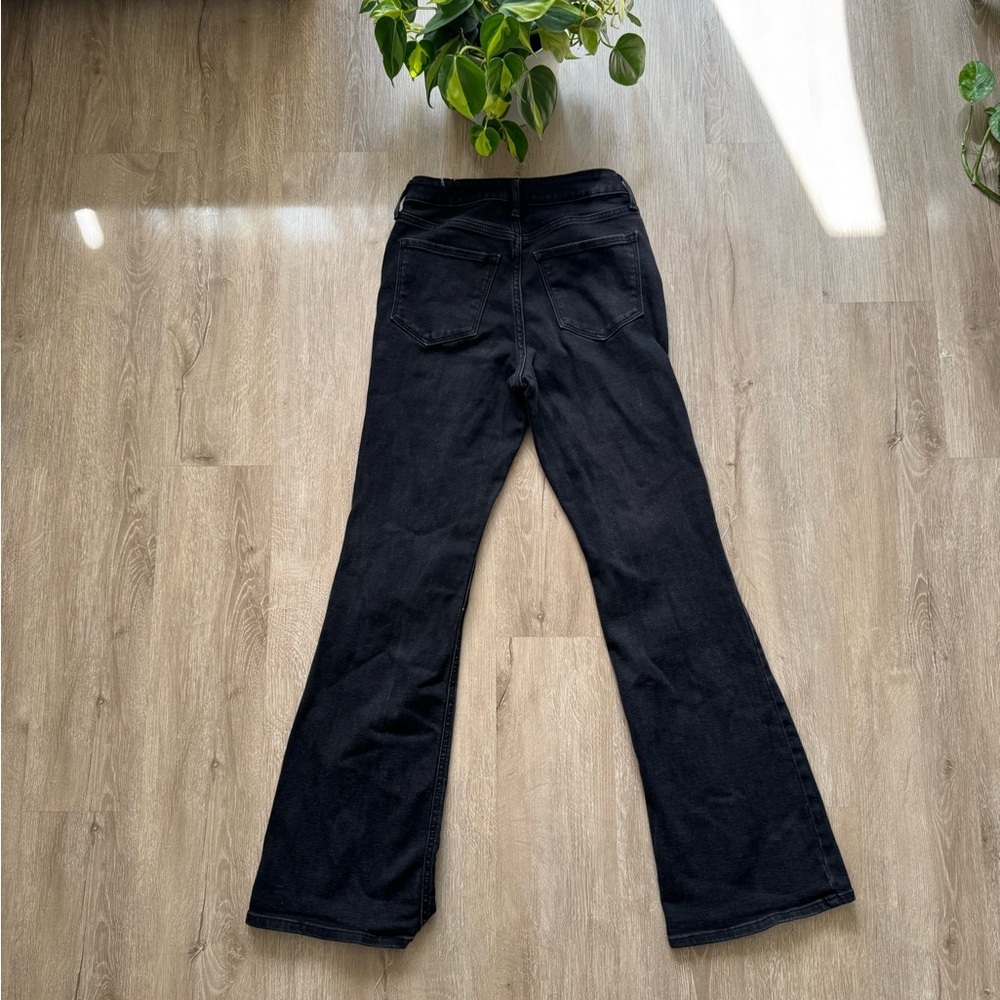 Old Navy black wow flare black jeans size 2 - Picture 6 of 6